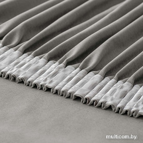 Комплект штор Pasionaria Ибица 280x230 (2 шт, бежевый/серый)