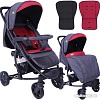 Коляска прогулочная «книга» Lorelli S300 2019 (красный)