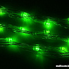 Световой дождь Luazon Led-400 контроллер (2x1.5 м, зеленый) [187290]
