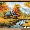 Набор для вышивания Риолис Осенний пейзаж 1079