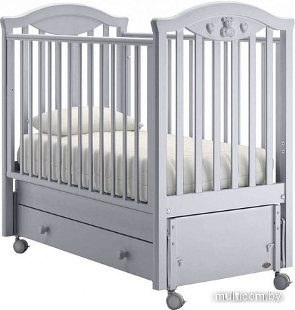 Классическая детская кроватка Nuovita Lusso Swing (муссон)