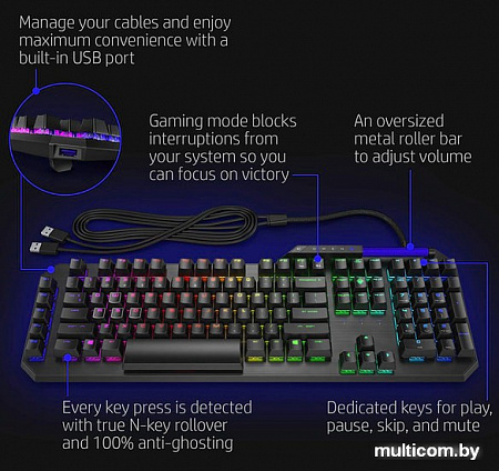 Клавиатура HP OMEN Sequencer