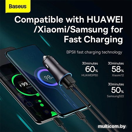 Автомобильное зарядное Baseus CGJM000103