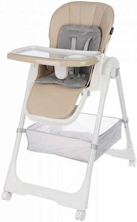 Высокий стульчик Martin Noir Tody Lux (pale biege) 0+