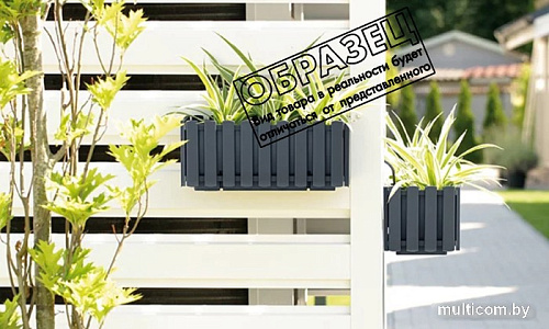 Вазон Prosperplast Boardee Fencycase W DDEF600W-R222 (коричневый)