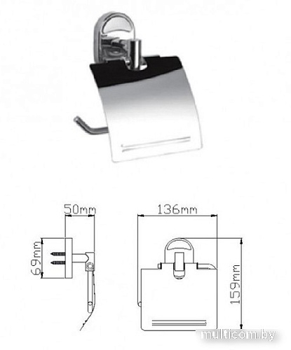 Держатель для туалетной бумаги Wisent WP2803