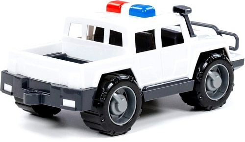 Игрушечный транспорт Полесье Автомобиль-пикап патрульный Защитник 63588 (белый)