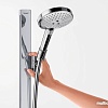 Душевой гарнитур Hansgrohe Raindance Select S 120 27648400 (белый/хром)