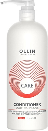 Кондиционер Ollin Professional Care сохраняющий цвет и блеск окрашенных волос 1 л