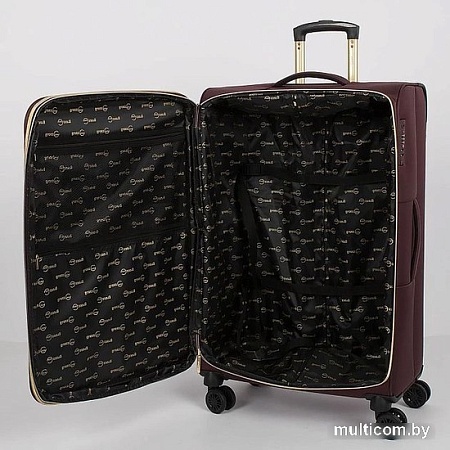 Чемодан-спиннер Grott 338-1731/3-28 (бордовый)
