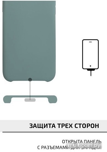 Чехол VOLARE ROSSO Mallows для Apple iPhone 11 Pro (зеленый)