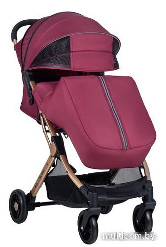 Коляска прогулочная «книга» Farfello Comfy Go CG (вишневый)