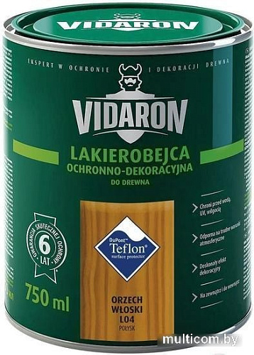 Лак Vidaron Лакобейц L04 0.75 л (грецкий орех)