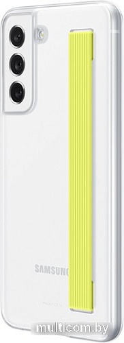 Чехол для телефона Samsung Slim Strap Cover S21 FE (белый)