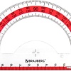 Транспортир BRAUBERG Fresh zone 210760