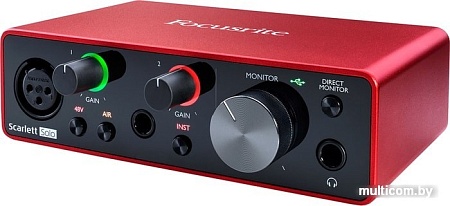 Аудиоинтерфейс Focusrite Scarlett Solo Studio (3-е поколение)