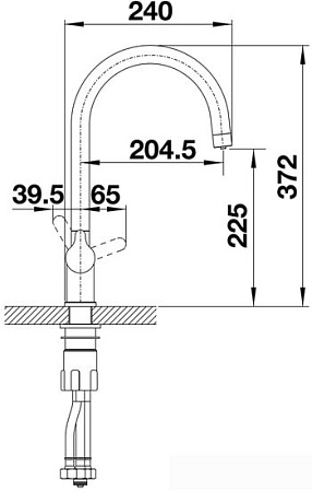 Смеситель Blanco Trima Silgranit (жемчужный)