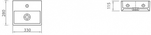 Умывальник Lapino Daphne 53706