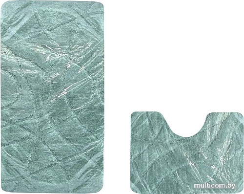 Набор ковриков Gokyildiz Standart 0.5x0.8 CROSS-6041-PALE-BLUE