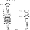 Держатель душевой лейки с подключением Hansgrohe Raindance 28307000