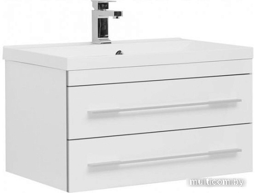 Aquanet Тумба Верона New 75 00212868 с умывальником Нота 75 (белый)