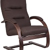 Интерьерное кресло Импэкс Leset Монэ (орех текстура/малмо 28/коричневый)