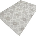 Ковер для жилой комнаты Radjab Carpet Поло Прямоугольник EN 261 12452RK (0.8x1.5, Cream/Beige)