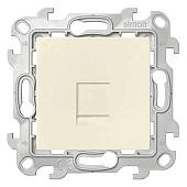 Розетка телефонная Simon 2410480-031 (слоновая кость)