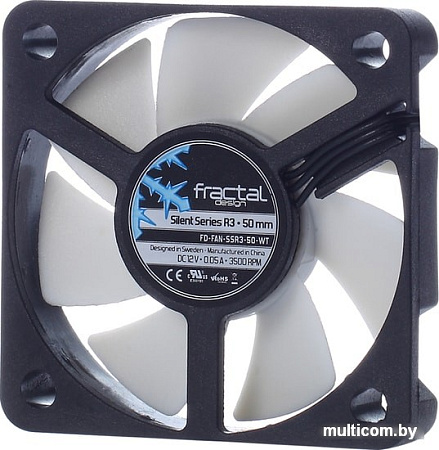 Вентилятор для корпуса Fractal Design Silent R3 50мм FD-FAN-SSR3-50-WT