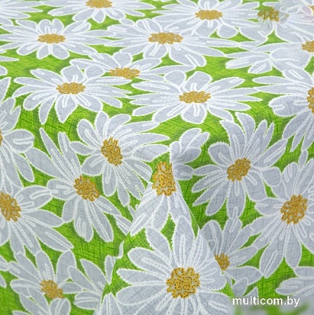 Скатерть АртПостель София зеленый 150x150