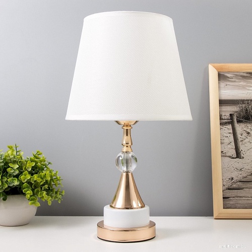 Торшер Risalux Марфа 9613779 (белый/золото)