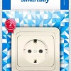 Розетка SmartBuy SBE-02i-16-S1-Z-c