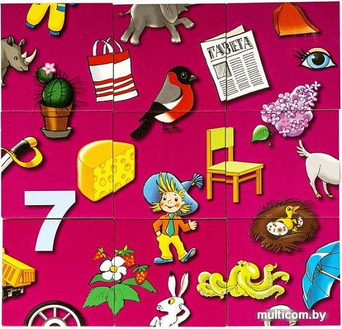 Развивающая игра Bondibon Логомозаика. Звуки [З], [З'] и [С], [С'] ВВ4249