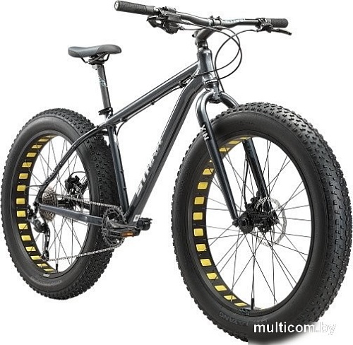 Велосипед Stark Fat 26.3 р.16 2025 HQ-0017808 (темно-серый/серебристый металлик, разобранный)