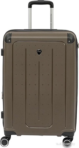 Чемодан-спиннер Francesco Molinary 197-PP1906/2-24BRW (коричневый)