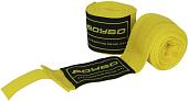 Бинт боксерский BoyBo Хлопок 2.5 м (желтый)