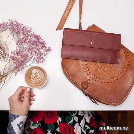 Кошелек EZcase Flat (коричневый)