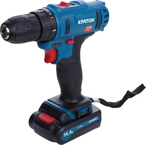 Дрель-шуруповерт Кратон CD-12-Li-1.5 31101054 (с 2-мя АКБ, кейс)