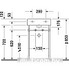 Умывальник Duravit Vero 50x47 (0454500000)