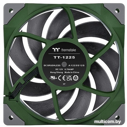 Вентилятор для корпуса Thermaltake ToughFan 12 Racing Green CL-F117-PL12RG-A