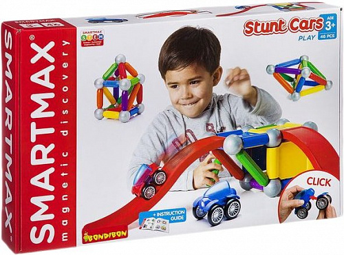 Конструктор Bondibon Smartmax Stund Cars ВВ0871