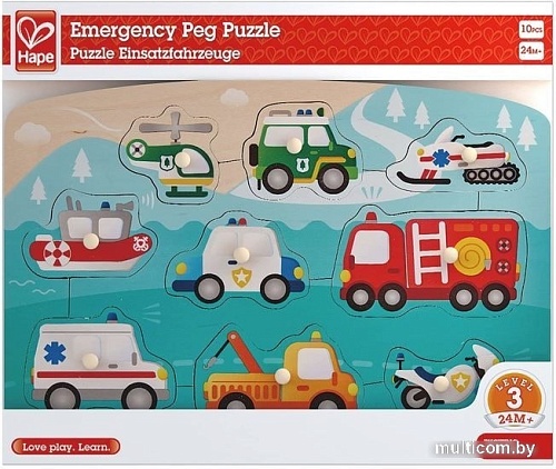 Мозаика/пазл Hape Транспорт E1406
