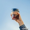 Многоразовый стакан KeepCup Brew Cork M Red Bells 340мл (бордовый)
