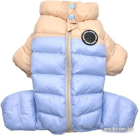 Комбинезон для животных Puppia Ultra Light Pastel PAUD-JP1675-BE-XL (бежевый/голубой)