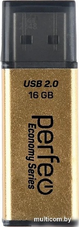 USB Flash Perfeo E03 16GB (золотистый)