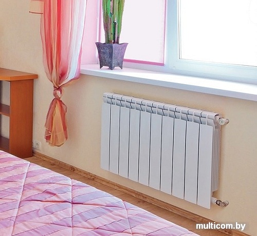 Алюминиевый радиатор Halsen 500/96 (4 секции)