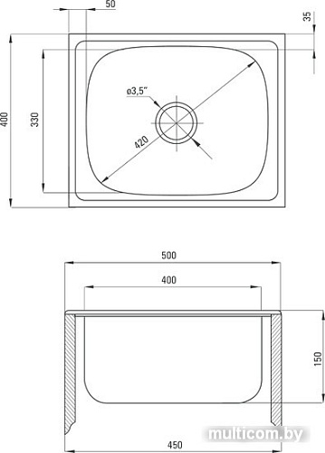 Кухонная мойка Deante Techno ZEU 010A (сатин)