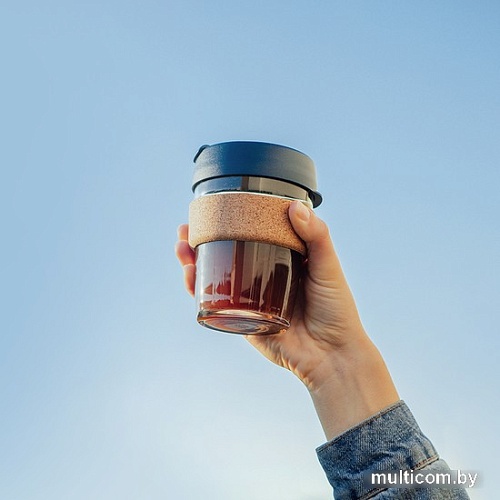 Многоразовый стакан KeepCup Brew Cork M Red Bells 340мл (бордовый)