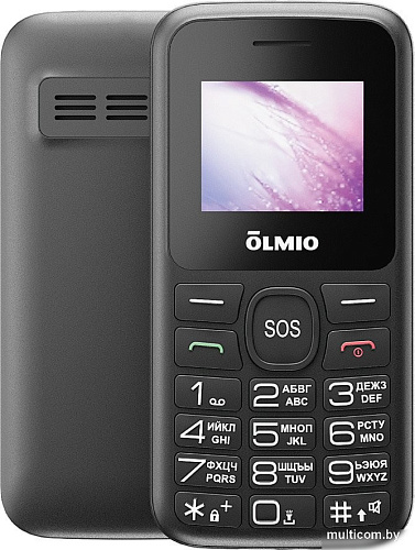 Телефон Olmio C16 (черный)