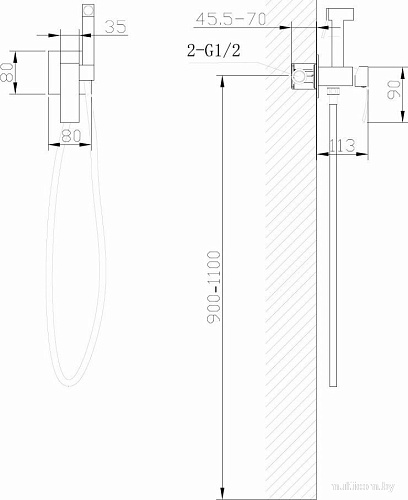 Abber Wasserfall AF8625NG (никель)